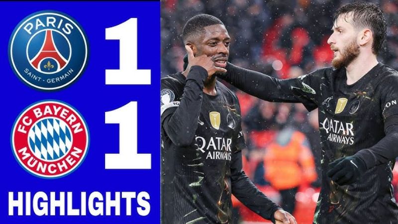 Bayern Munich 1-1 PSG: Dembele đưa PSG vào chung kết Champions League 